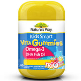 Nature's Way Kids Smart Vita Gummies Omega-3 DHA Fish Oil 60 gummies